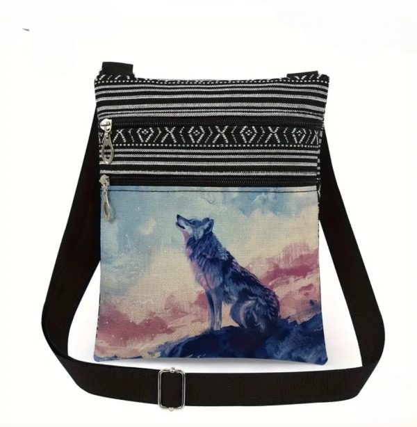 Wolf Themed Sling Bag - Image 2