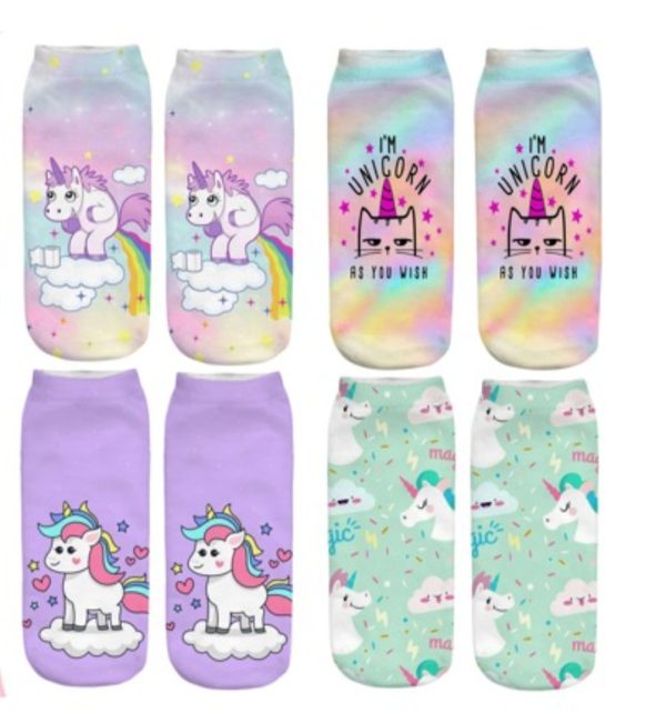 Unicorn Ankle Socks (Uni1)