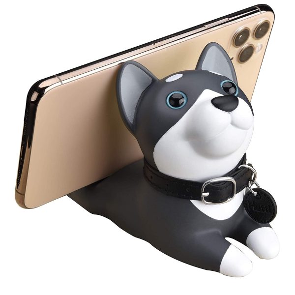 Dog Phone and Tablet Holder (White & Black) DCH1 - Image 2