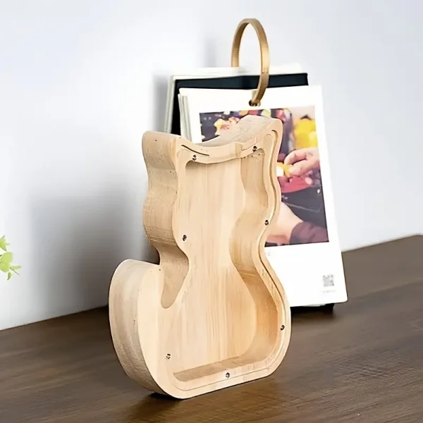 Wooden Cat Piggy Bank (CPB1)