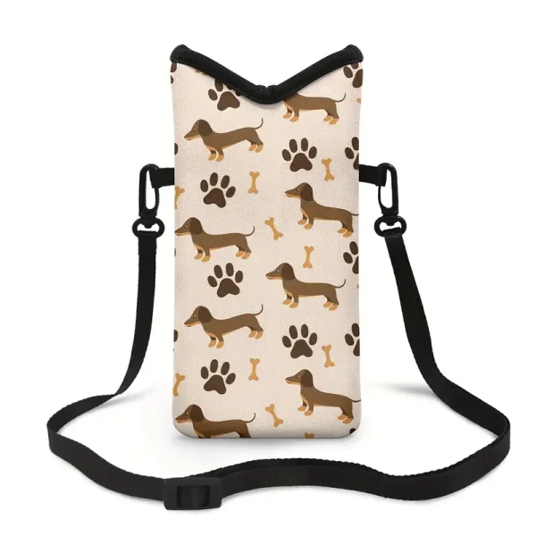 Crossbody Mobile Phone Bag - Dachshund (CMP1)