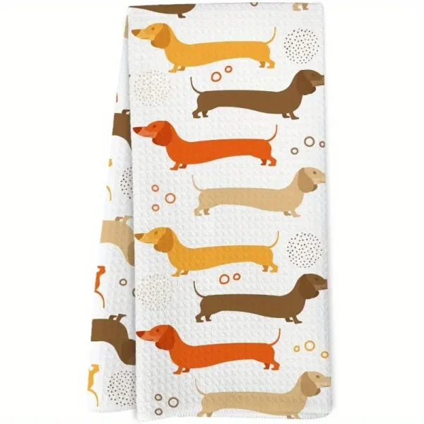 Dachshund-Themed Kitchen Towel (DKT1)