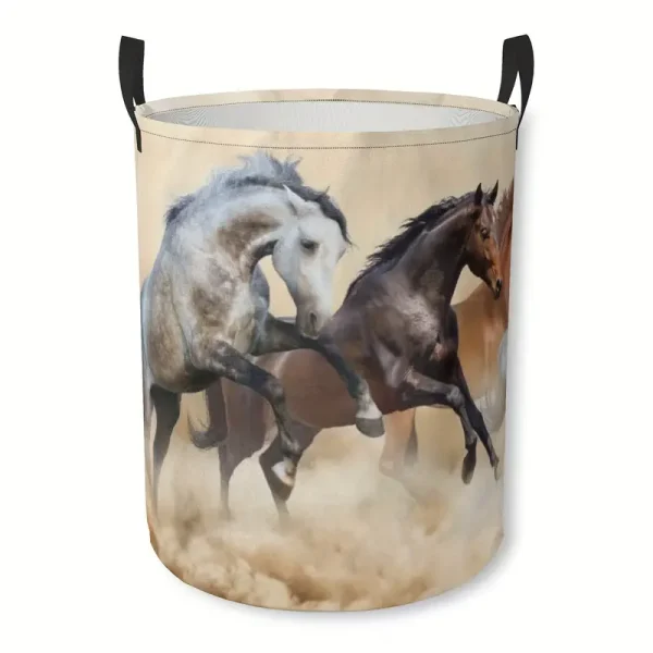 Horse Print Storage Basket 1 (HSB1)