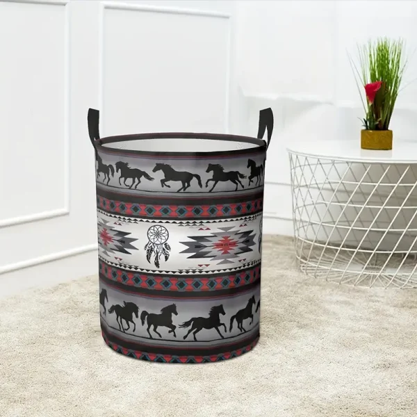 Horse Print Storage Basket 2 (HSB2)