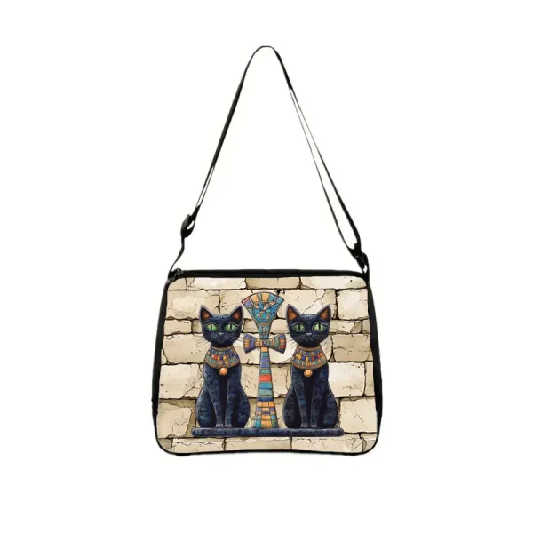 Egyptian Cat Print Crossbody Bag (CCBB2)