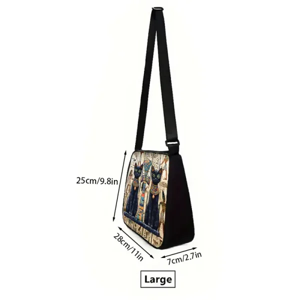 Egyptian Cat Print Crossbody Bag (CCBB2) - Image 2