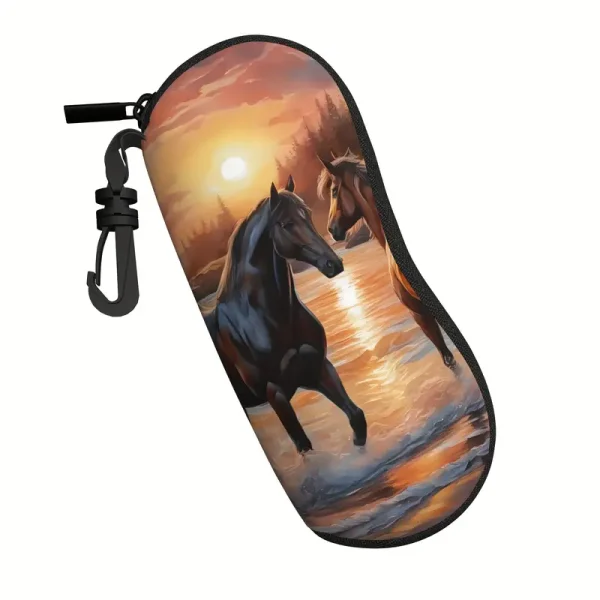 Horse Print Glasses Case (HGC1)