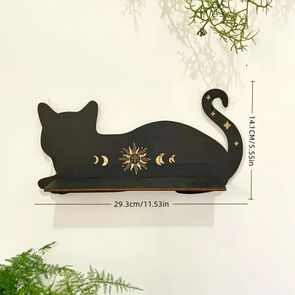 Black Cat Wall Shelf 3 (CWS3) - Image 4