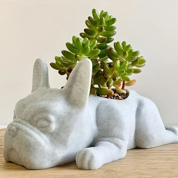 Small French Bulldog Plant Holder (FBP1) - Image 3