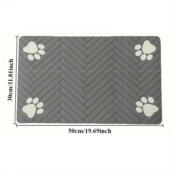 Diatomaceous Earth Pet Feeding Mat for Dogs & Cats - Image 2