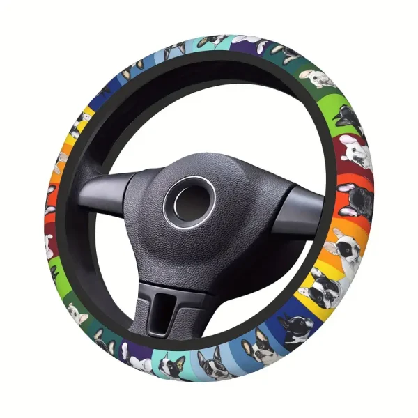 Steering Wheel Cover French Bulldog (SWC7)