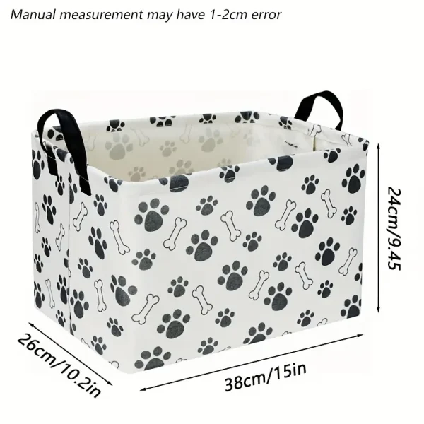 Paw Print Storage Basket 8 (PSB1) - Image 3